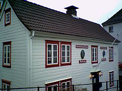 Buekorpshuset i Grensegrenden 1. Her finner du Sandvikens Bataljon.
