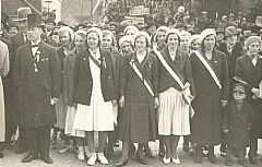 Damegarden eller Dameklubben ved 75 års-jubileet i 1932.